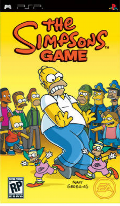 Simpsons Game, The box art