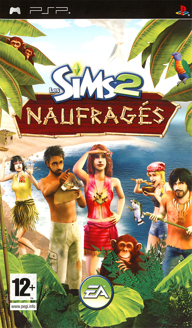 Sims 2 - Castaway, The — box-2D (FR)