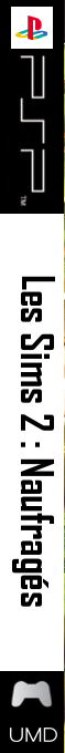 Sims 2 - Castaway, The — box-2D-side (FR)