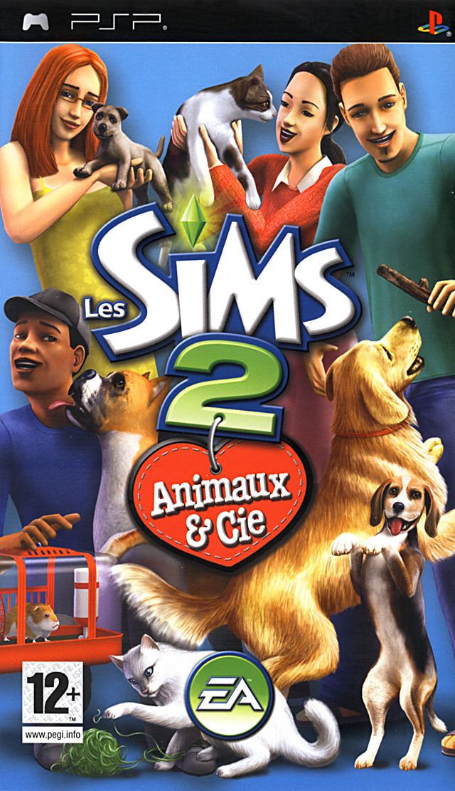 Sims 2 - Pets, The — box-2D (FR)