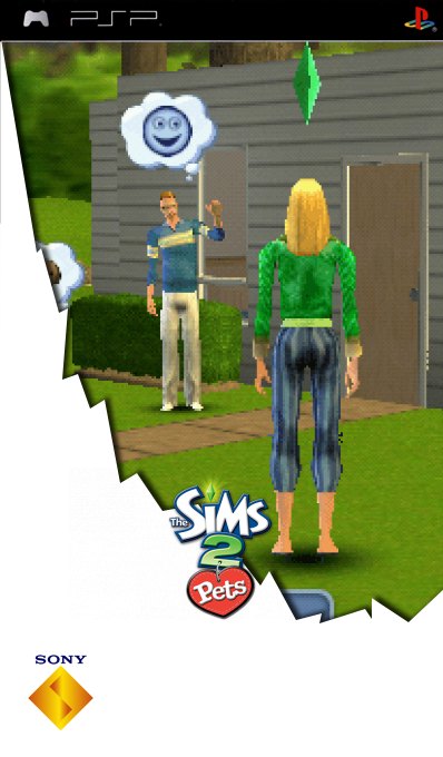 Sims 2 - Pets, The — box-2D (SS)