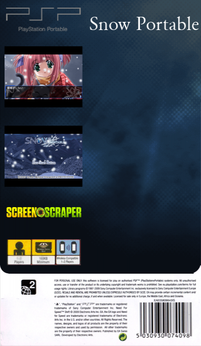 Snow Portable — box-2D-back (SS)