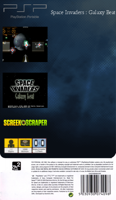 Space Invaders - Galaxy Beat — box-2D-back (SS)