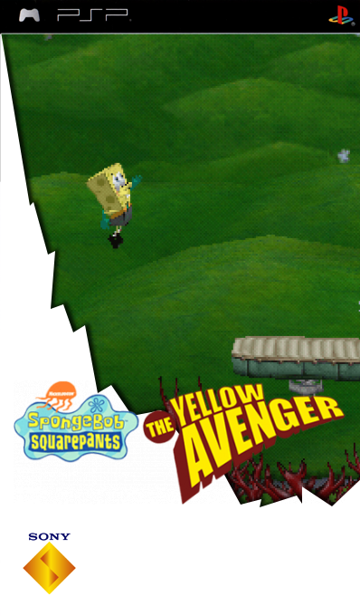 Nickelodeon SpongeBob SquarePants - The Yellow Avenger — box-2D (SS)