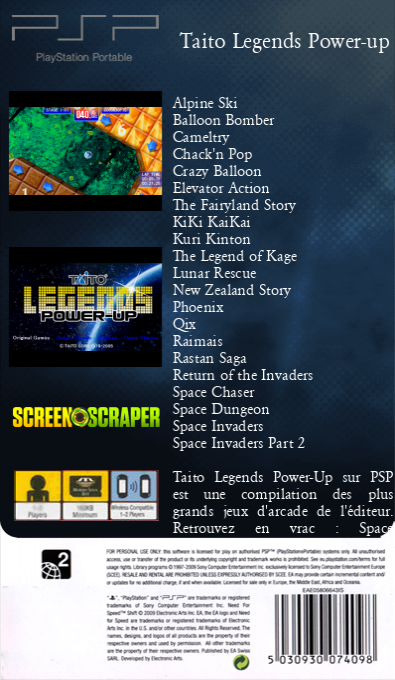 Taito Legends Power-Up — box-2D-back (SS)