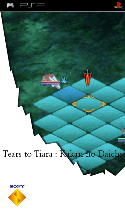 Tears to Tiara - Kakan no Daichi Portable — box-2D (SS)