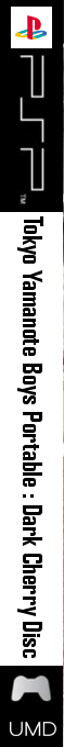Tokyo Yamanote Boys Portable - Dark Cherry Disc — box-2D-side (JP)