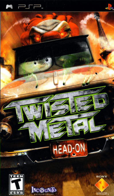 Twisted Metal - Head-on box art