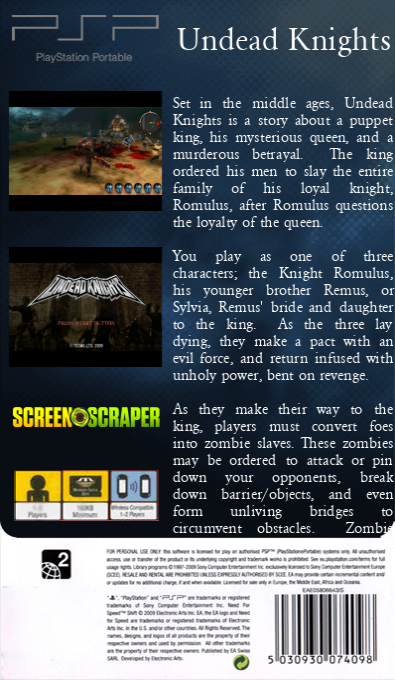 Undead Knights — box-2D-back (SS)