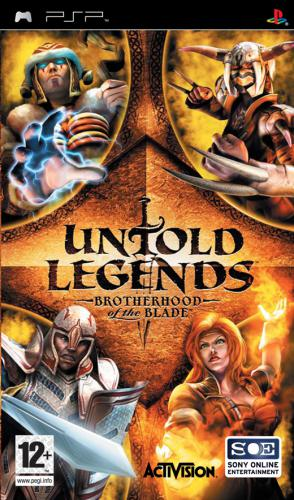 Untold Legends - Brotherhood of the Blade — box-2D (EU)