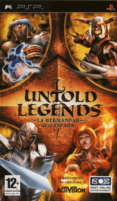Untold Legends - Brotherhood of the Blade — box-2D (SP)