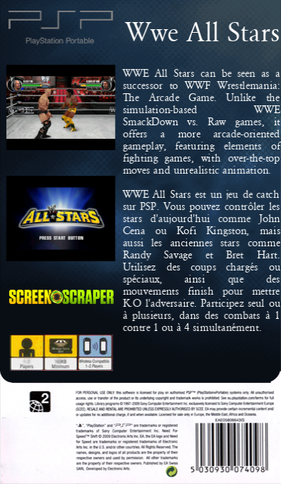 Wwe All Stars — box-2D-back (SS)