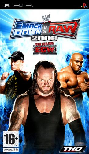 WWE SmackDown vs. Raw 2008 — box-2D (EU)