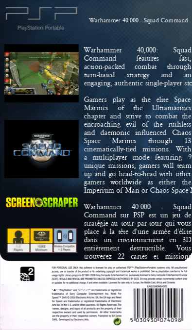 Warhammer 40,000 - Squad Command — box-2D-back (SS)