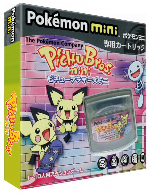 Pichu Bros. Mini — box-3D (JP)
