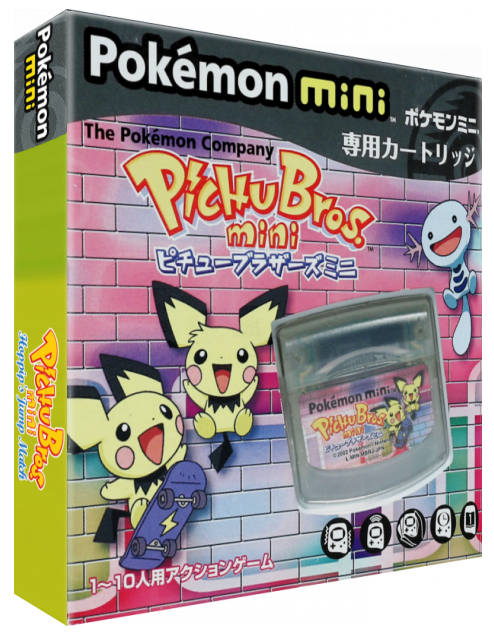 Pichu Bros. Mini - Hoppip's Jump Match — box-3D (WOR)