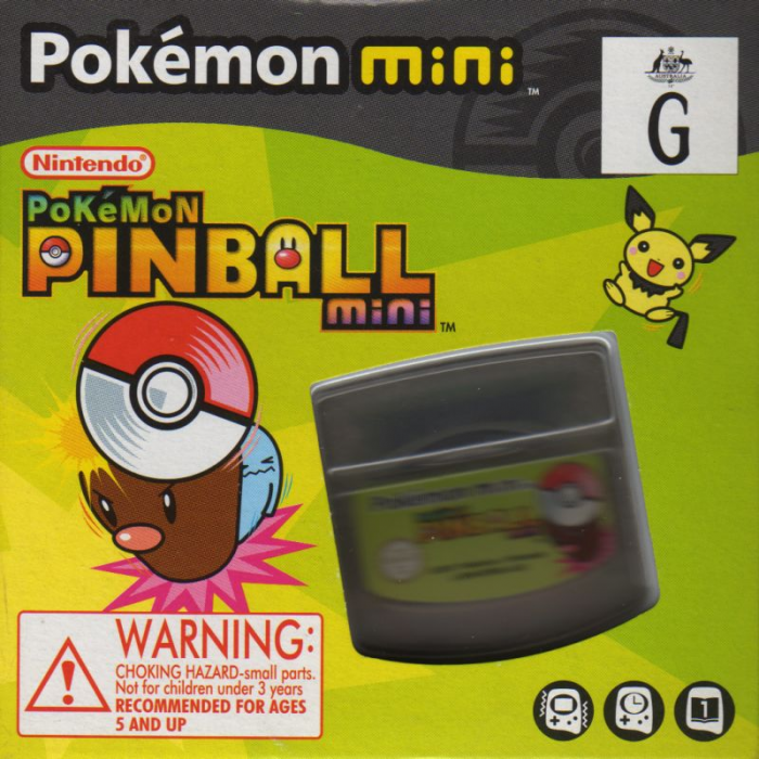 Pokémon Pinball Mini — box-2D (OCE)
