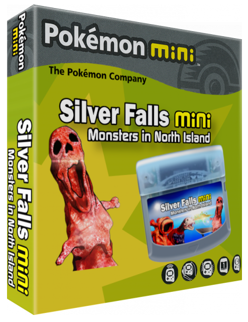 Silver Falls - Monsters In North Island — box-3D (WOR)