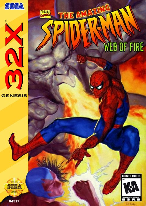 Spider-man - Web Of Fire box art