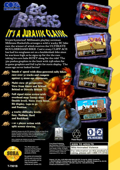Bc Racers — box-2D-back (US)