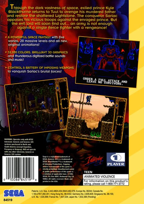Blackthorne — box-2D-back (US)