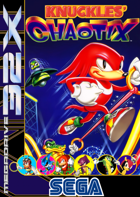Knuckles' Chaotix — box-2D (EU)