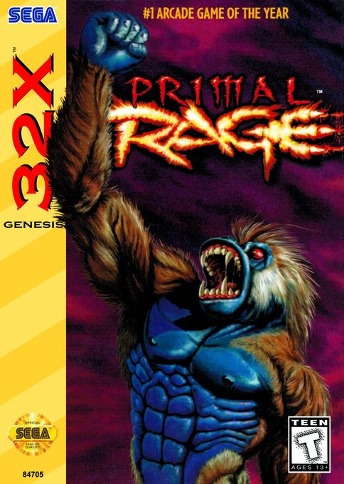 Primal Rage box art