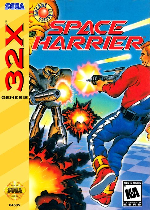 Space Harrier box art