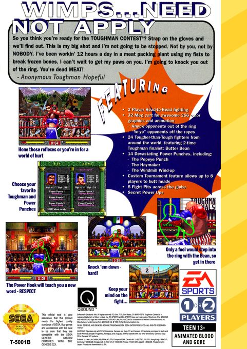 Toughman Contest — box-2D-back (US)