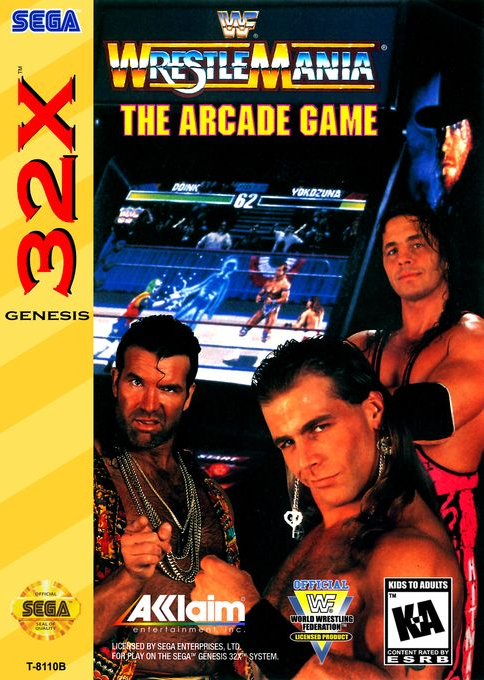 Wwf Wrestlemania The Arcade Game box art