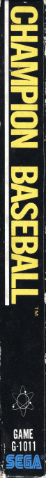 Champion Baseball — box-2D-side (JP)