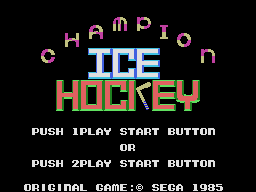 Champion Ice Hockey — sstitle (JP)