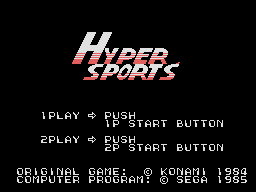 Hyper Sports — sstitle (JP)