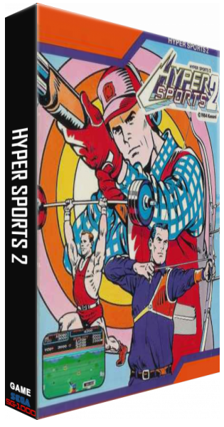 Hyper Sports 2 — box-3D (JP)