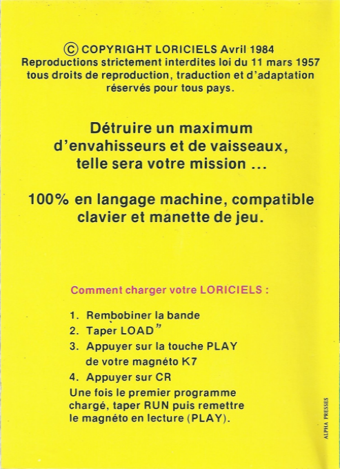 Kamikaze — box-2D-back (FR)