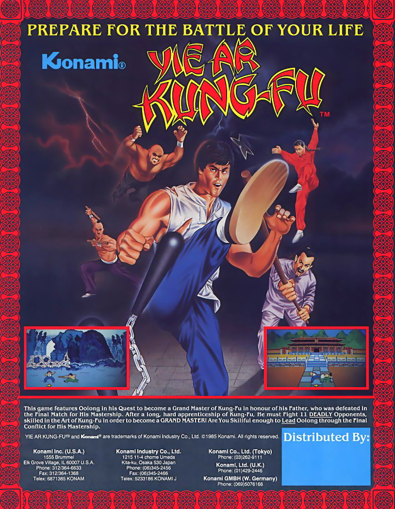 Yie Ar Kung-Fu box art