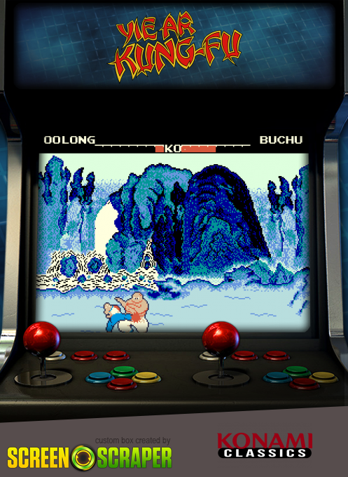Yie Ar Kung-Fu — box-2D (SS)