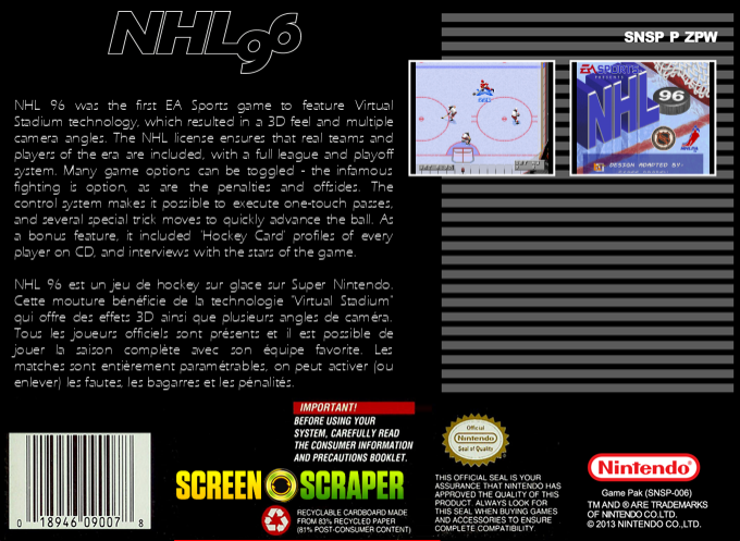 Nhl 96 — box-2D-back (SS)