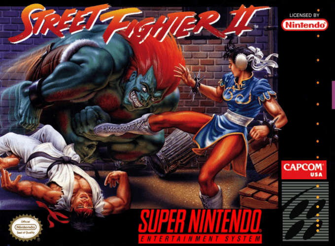 Street Fighter 2 box art