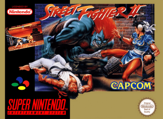 Street Fighter 2 — box-2D (DE)