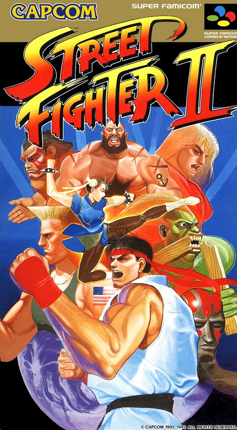 Street Fighter 2 — box-2D (JP)