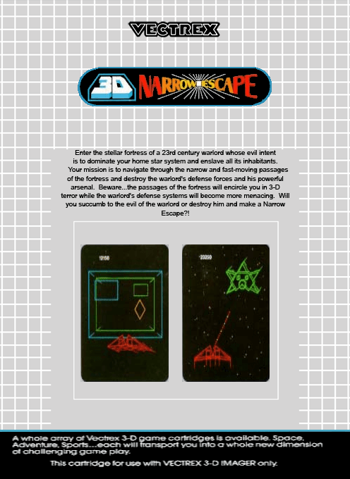 3D Narrow Escape — box-2D-back (US)