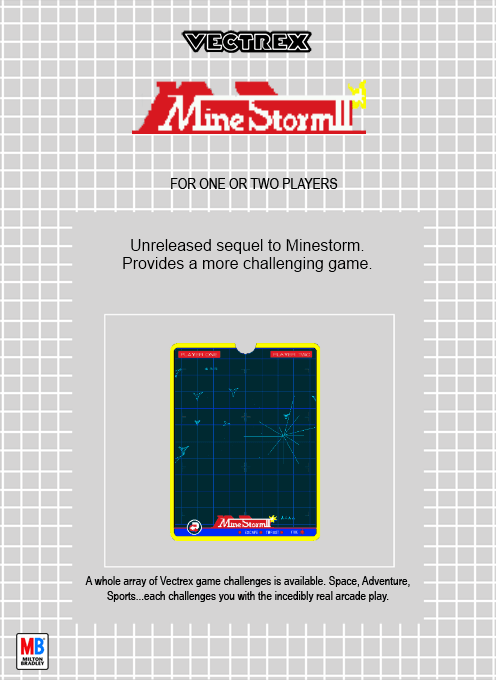 Mine Storm II — box-2D-back (US)