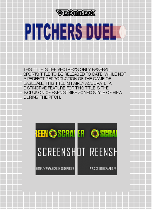 Pitcher's Duel — box-2D-back (SS)