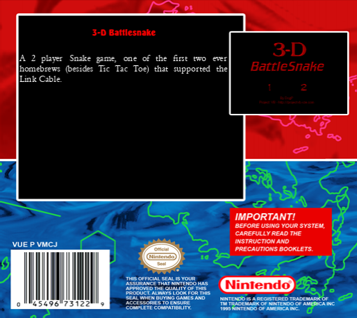 3-D Battlesnake — box-2D-back (SS)