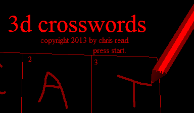 3D Crosswords — sstitle (WOR)