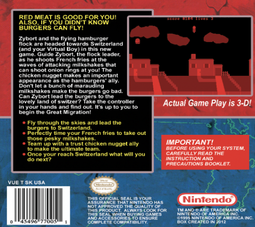 Hamburgers En Route to Switzerland — box-2D-back (US)
