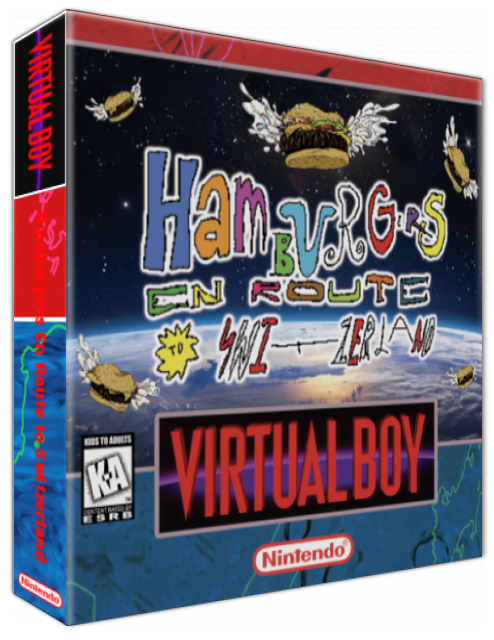 Hamburgers En Route to Switzerland — box-3D (US)