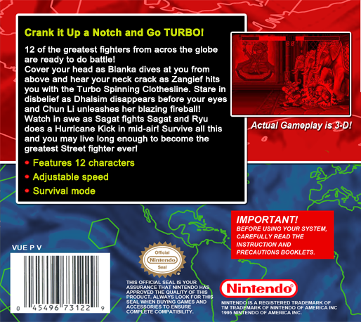 Hyper Fighting — box-2D-back (US)