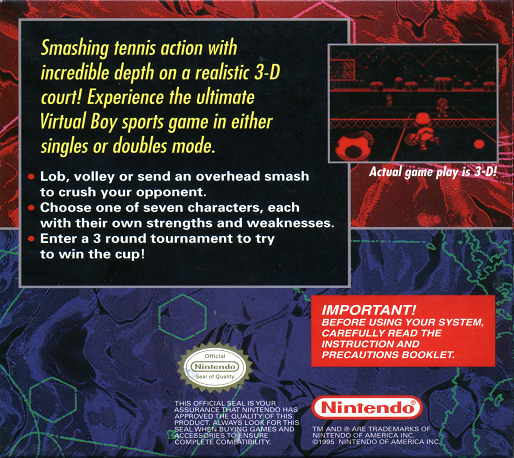Mario's Tennis — box-2D-back (US)